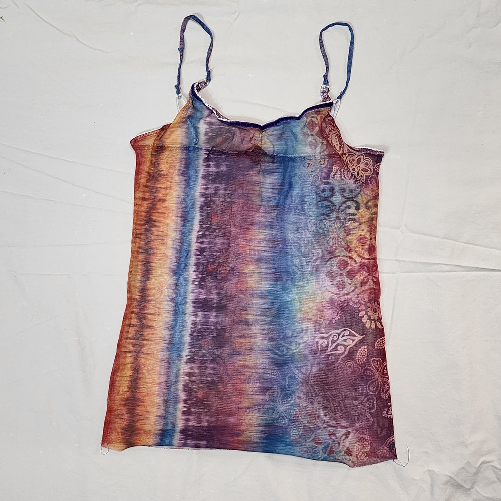 Express Y2K Multicolor Tie-Dye Camisole